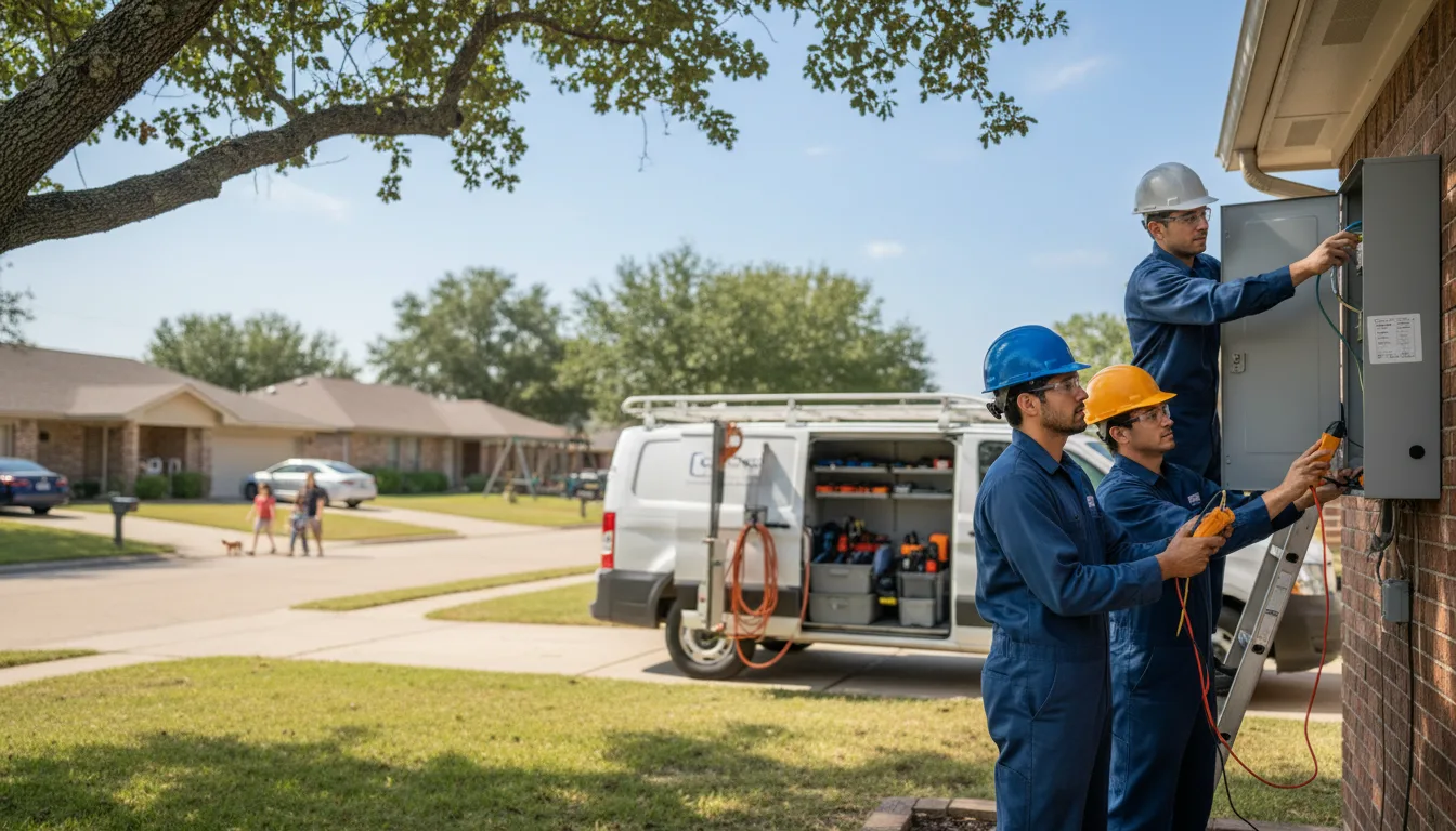 Certified electrician providing emergency electrical services in Bimble, KY